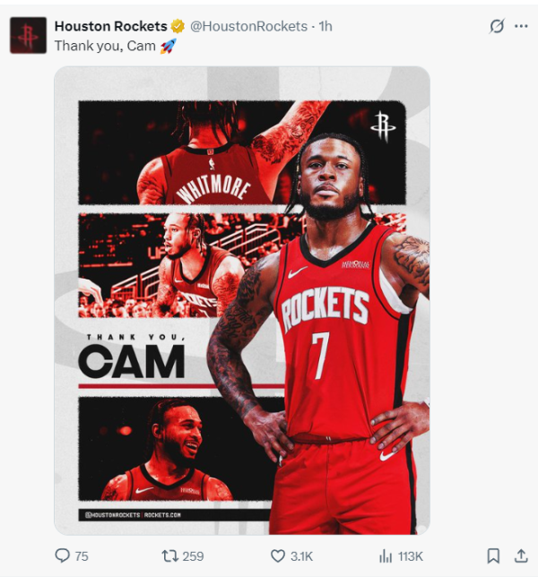 Các quan chức của Rockets cả
